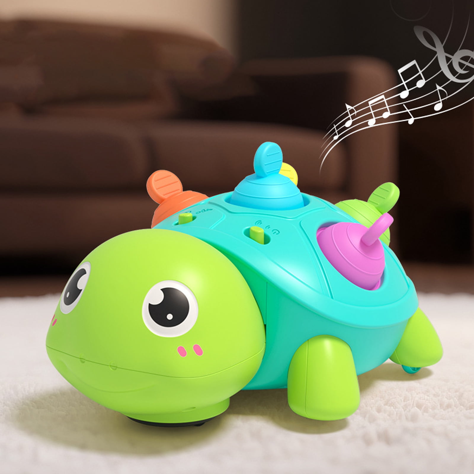 Interactive Light And Sound Baby Toy For Crawling Training Safe Teething Musical Learning Educational Infant Development 0-3 Years