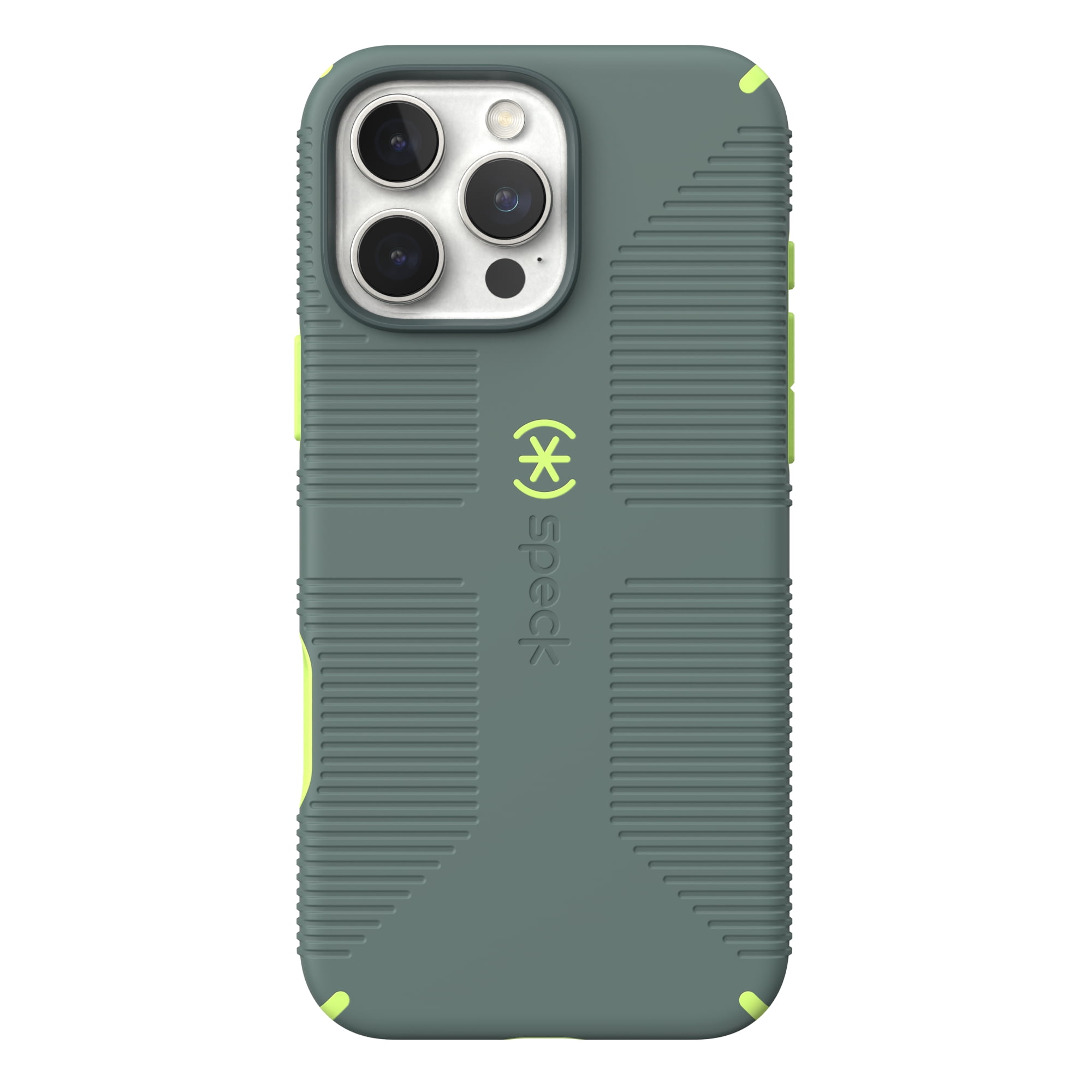 iPhone 16 Pro Max CandyShell Grip with MagSafe in Neo Drab and Glow Green