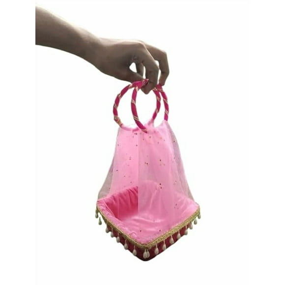 Laddu Gopal Ji Thakur Ji Krishna Panier de Voyage Tokri Seau Singhaya (2 NO)