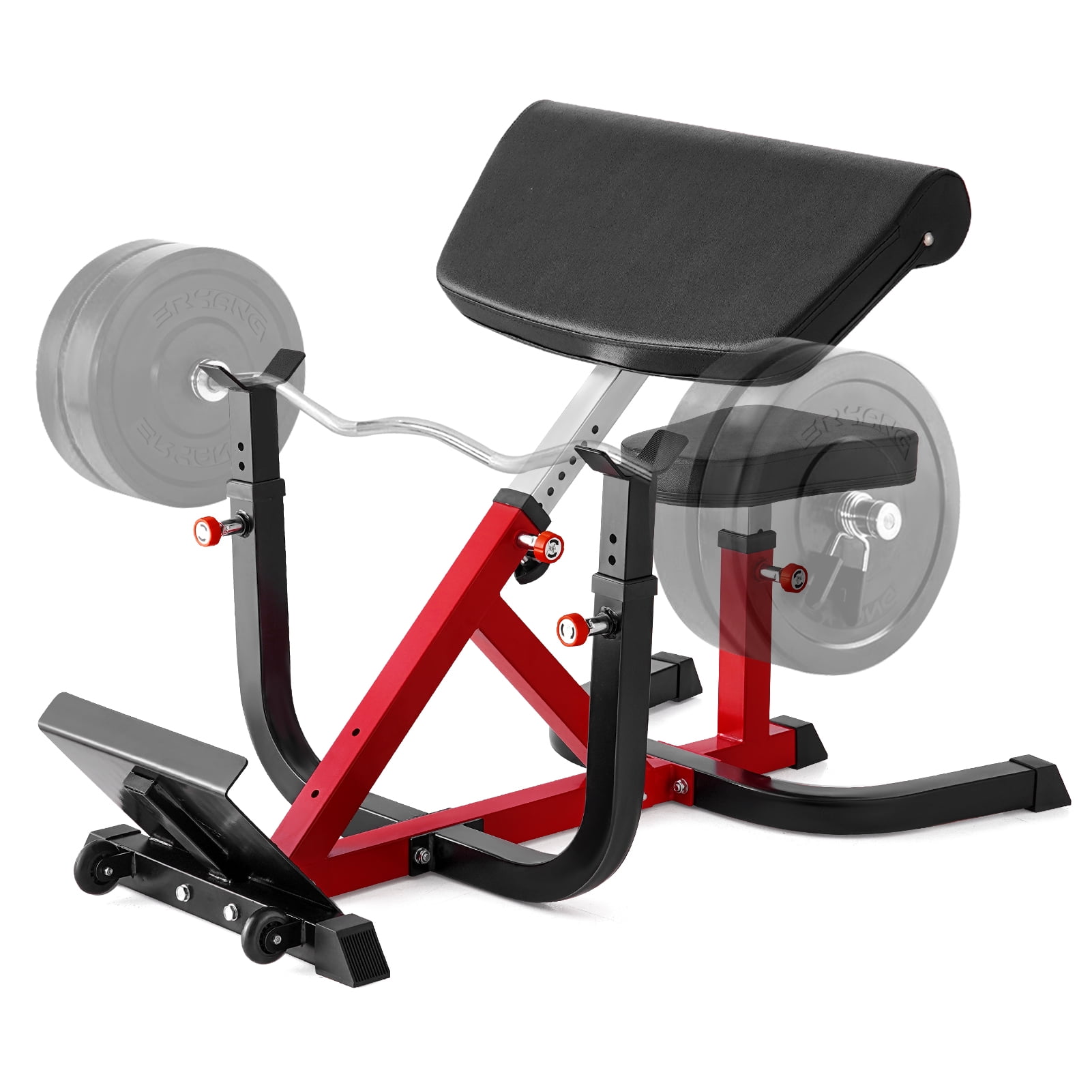 Adjustable Preacher Curl Bench with Roman Chair and Kuwait Ubuy
