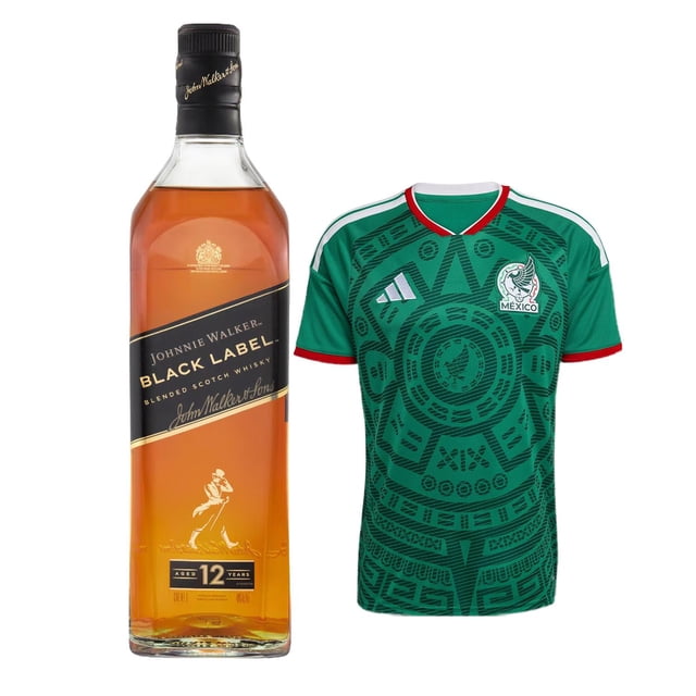 Whisky Johnnie Walker Blend Black Label 1 L + Jersey Verde L