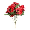 thumbnail image 2 of Chicmine 1Pc Artificial Flower Pansy Garden DIY Stage Party Home Wedding Craft Decoration, 2 of 7