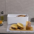 thumbnail image 5 of Bread Bin,Innovative Box Thanks to Carbon Coating,with Integrated Ventilation Holes,Including Bamboo Lid Black, 5 of 7