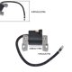 thumbnail image 3 of Bobina de encendido para cortacésped de Hotel y hogar, cable de motor cuadrado, módulo de repuesto, accesorios de jardín, repuesto para 492341 490586 kenally VI001703-00B, 3 of 6