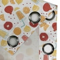 thumbnail image 5 of Ambesonne Orange Grommet Curtain, Fruits Juice Lemon, 50" x 63", Apricot Ruby, 5 of 6