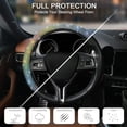 thumbnail image 4 of Funda de volante con cristales brillantes (36-38 cm, colorida), universal para mujer, ideal para vehículos, coches y SUV. Ideal para la mayoría de los coches., 4 of 5
