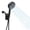 Black, variant on Filtered Handheld Shower Head, 9 Mode, High Pressure , 59" Hose, Adjustable Bracket And Shower Arm, Chrome Finish