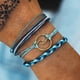 thumbnail image 5 of Tobillera de cuerda, tobilleras, pulseras para mujer, 3 piezas, joyería, tobillera de playa con onda, 5 of 8