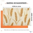 thumbnail image 6 of Yayeee Doormat for Indoor Entrance 32" x 20" Non Slippery Floor Rug, Wheat Ears Pattern, 6 of 8