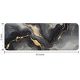 thumbnail image 7 of Gray Marble Gold Wave Pattern Kitchen Rug Mat,Kitchen Runner Rugs Non Skid Washable,Decorative Kitchen Floor Mats for Kitchen,Sink,Laundry,17"x47.2", 7 of 7
