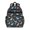 DarkBlue Dinosaurs AstronautHelmets Pattern, variant on Colorful Dinosaurs Leaves Pattern Cute School Backpack Bag for School with Padded Back and Adjustable Shoulder Straps 15.25"x11.5"x5.25"