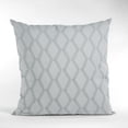 thumbnail image 5 of Plutus Silver Diamond Shiny Fabric With Embroydery Luxury Throw Pillow - Double sided 18" x 18", 5 of 5