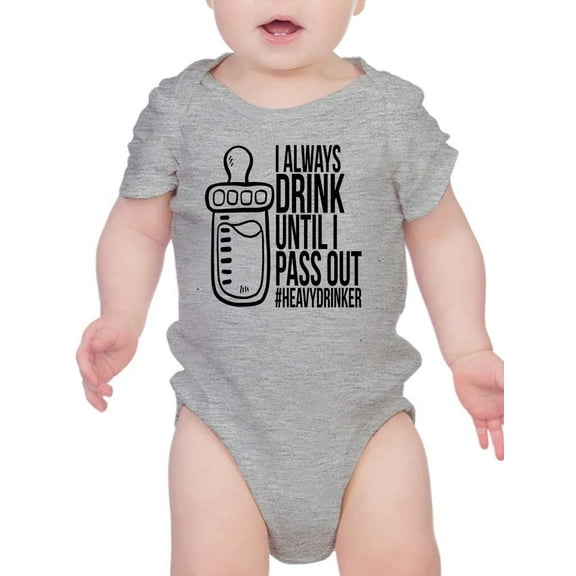 Siempre Bebo Hasta Dormirme Bodysuit Infant -Smartprints Designs, Newborn