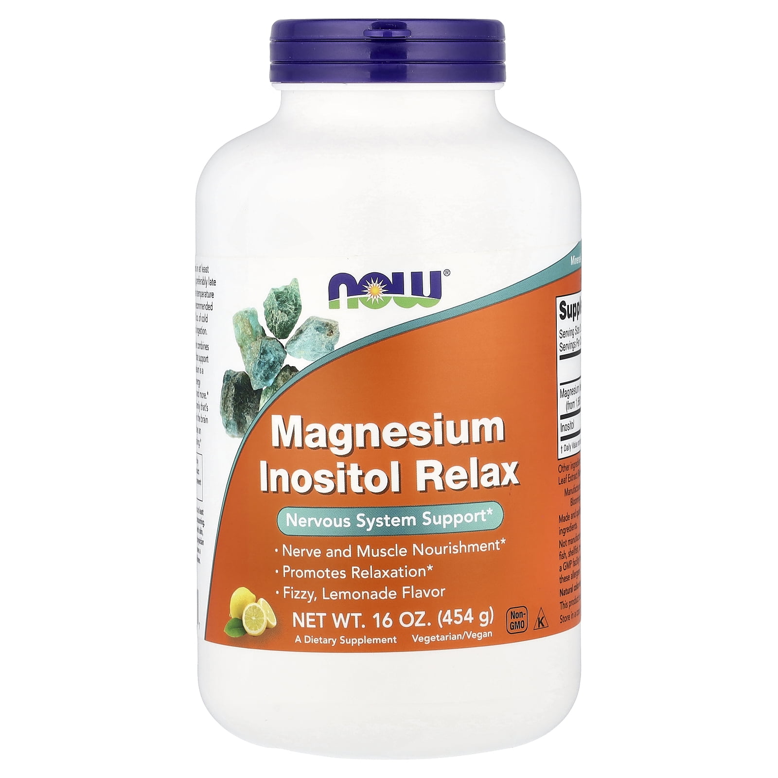 Now Foods Magnesium Inositol Relax 16 oz Powder