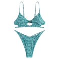 thumbnail image 2 of Bikini ZAFUL, sexy, tanga con estampado floral, para mujer, talla XL, 2 of 7