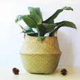 thumbnail image 2 of Cesta tejida para flores Maceta de flores trenzada con algas marinas Cesta tejida Cesta de almacenamiento para plantas de escritorio, 2 of 7
