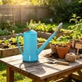 thumbnail image 5 of ZhangC Gallon Plant Watering Can, 9.3 Inch Long Spout Watering Pot with Removable Nozzle, Lightweight Plastic Flower Waterer for Indoor Houseplants, Office and Garden, Blue, 5 of 6
