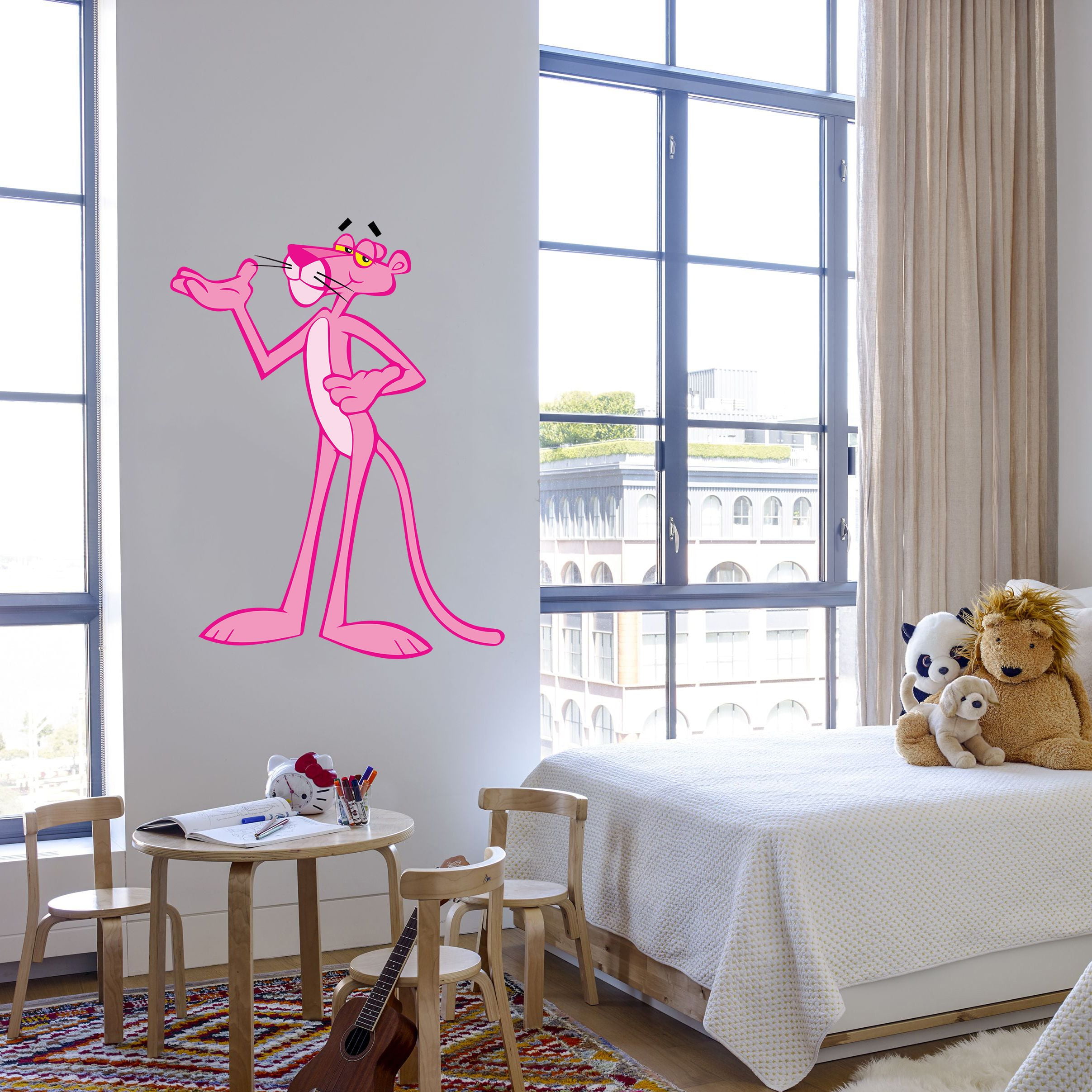 5"x3.4" Pink Panther scrapbooking bumper sticker wall decor vinyl decal 