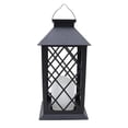 thumbnail image 2 of Outdoor Hanging Lantern, Outdoor Candle Lantern, Black Outdoor Lantern, 16 In, Lattice Metal, Hanging Lantern Light, Backyard Decorations Outdoor, 1 Pc, 2 of 5