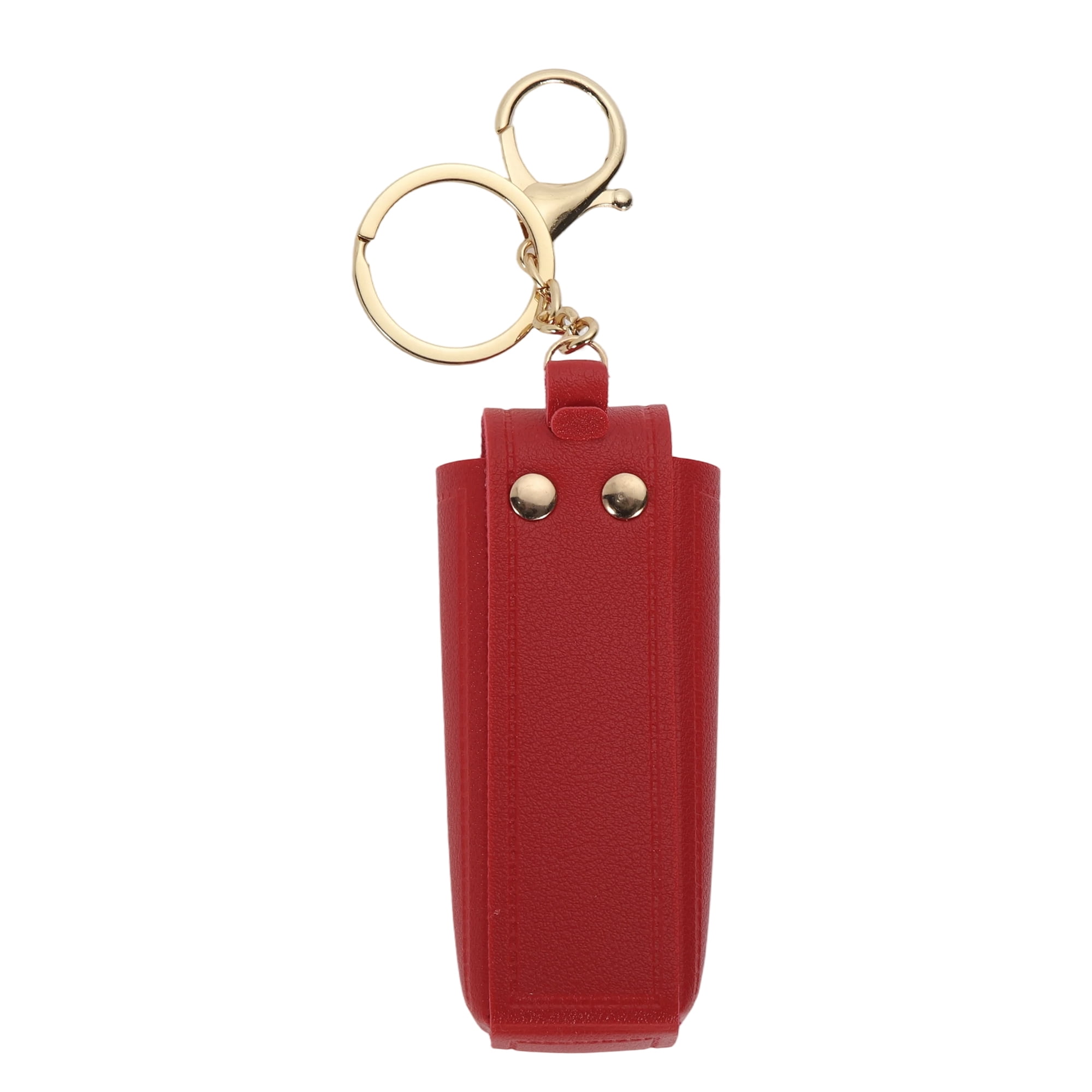 Unique Bargains Colorful Lipstick Bag Handbag Charms Keychains 1 Piece Red