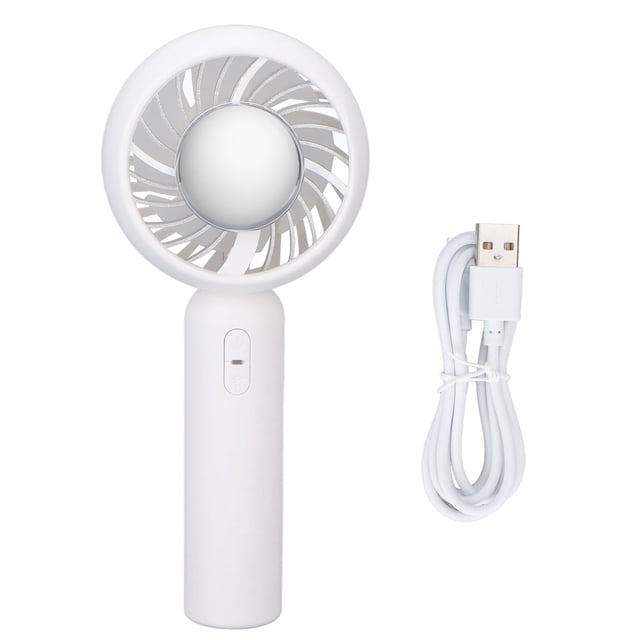 Mini ventilador de mano, ventilador de mano de hockey sobre hielo, ventilador de bolsillo recargable por USB, ventilador silencioso, rendimiento confiable