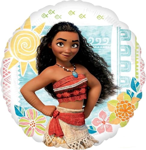 Moana's Birthday Party Supplies 7pc Foil Balloon Bouquet Decorations
