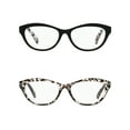 thumbnail image 3 of Foster Grant 2-Pack Black Cat Eye Reading Glasses, 3 of 11