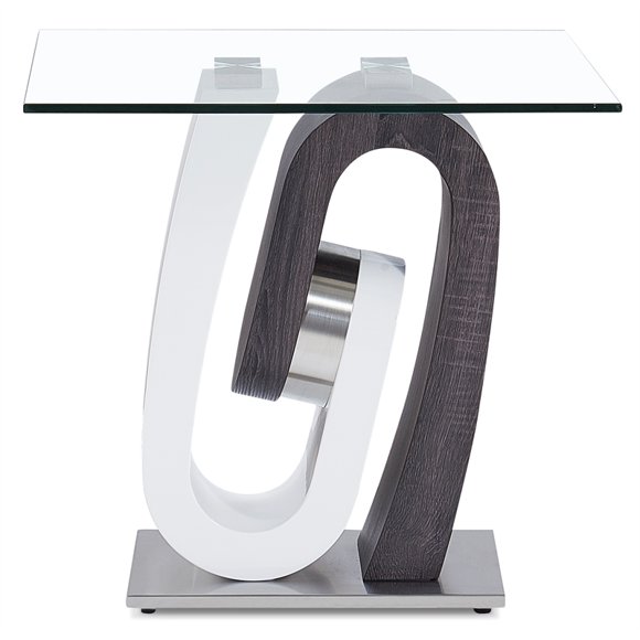 Global Furniture USA Grey - White End Table