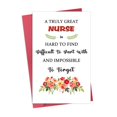 thumbnail image 1 of Tarjetas navideñas de agradecimiento para enfermeras con sobres para mujeres y hombres, 1 of 7