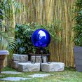 thumbnail image 2 of Gazing Globe Alpine Corporation GLB292BL de cristal azul de 30 cm, 2 of 11