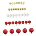 thumbnail image 3 of 50 bolas para decorar tartas, mini globos, palillos para tartas, palitos para cupcakes y adornos. Rojo, 3 of 9
