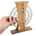 thumbnail image 6 of Elegant Wood Calendar Rotating Perpetual Calendar Office Disc Calendar Office Supply, 6 of 6