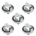 thumbnail image 3 of Experience Seamless Oven Control with Silver & Black ABS Knobs, Specifically Crafted for Whirlpool Ovens, 3 of 3