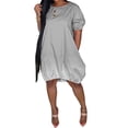 thumbnail image 3 of Gvmfive Womens Summer Casual Short Sleeve Gradient Loose Dress Plus Size, 3 of 5