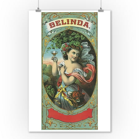 Belinda Brand Tobacco Label (9x12 Art Print, Wall Decor Travel