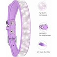 thumbnail image 2 of Mumup Dog Collar and Leash Set for Small Dogs, Pretty Rhinestone Bling Puppy Collar Fancy Crystal Glitter Jewel Girl Cat Collars for XXS XS Small Medium Female Pet Dogs, 2 of 4