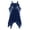 Navy, variant on Women's Victorian Halloween Costume Dress, Off Shoulder Chiffon Gown with Butterfly Sleeves, Asymmetrical Hem Gothic Party Outfit for Renaissance Cosplay, Costume Parties and Holiday Events