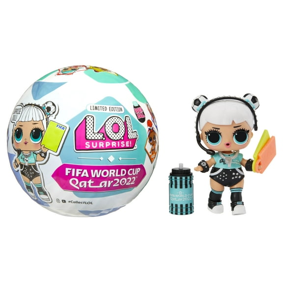 L.O.L. Surprise! X FIFA World Cup Qatar 2022 Dolls with 7 Surprises, Accessories, Limited Edition Dolls, Collectible Dolls, Soccer Themed Dolls- Great Gift for Girls Age 4+