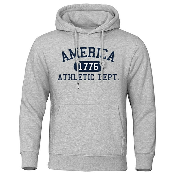 MIASHUI Men's Letter Print Sweatshirt with Pocket and Soft Lining, Comfortable Pullover for Casual Wear Grey,XXL