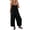14# Black, variant on Sleeveless Jumpsuits Womens Loose Adjustable Spaghetti Strap Stretchy Long Pant Romper Jumpsuit with Pockets Green S