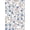 PINK/BLUE/GREY, variant on Chiffon Printed Elven Sketch Floral Fabric Sheer Rose Print Dress Fabric (PINK/BLUE/GREY, HalfaYard)