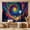 B, variant on HUANGLE Tapestry Wall Hanging, Rainbow Galaxy Surreal Cosmic Landscape Tapestry, High-Quality Polyester Large Wall Tapestry For Living Room And Bedroom, 60x40Inch