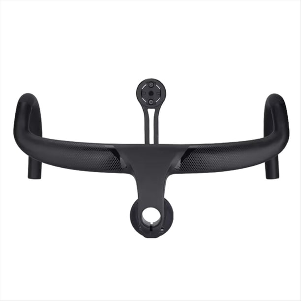 Manillar de Aluminio para Bicicleta de Carretera (23,8 mm, Integrado, 400 mm): Accesorio Ligero para Ciclismo de Carretera.
