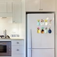 thumbnail image 6 of Naittoop 8pcs Ceramic Fridge Magnets Mini Vase Fridge Magnet Floral Decor Refrigerator Accessory Photo Note Holder Whiteboard Magnet Kitchen Locker Decor Office Household Decor Piece, 6 of 7