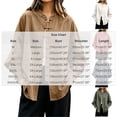 thumbnail image 4 of Vetsdori Womens Square Neck Button up Shirts Long Sleeve Cotton Linen Solid Color Casual, 4 of 8