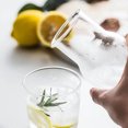 thumbnail image 4 of Toystoory Jarra de agua transparente con tapa Vidrio duradero de alto borosilicato Opciones de capacidad elegante Idea de regalo Cocina y Comedor Una olla + Una taza 360ml, 4 of 6