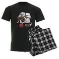 thumbnail image 6 of CafePress - Cute Kawaii Cat Pajamas - Men's Dark Loose Fit Cotton Pajama Set, 6 of 7