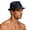 Navy, variant on Paiwinds Men's Straw Fedora Summer Sun Hat Breathable Woven Beach Hat with Adjustable Strap for Travel Outdoor Casual Daily Wear