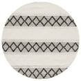 thumbnail image 4 of SAFAVIEH Natura Ronni Geometric Striped Area Rug, Ivory/Black, 8' x 10', 4 of 10