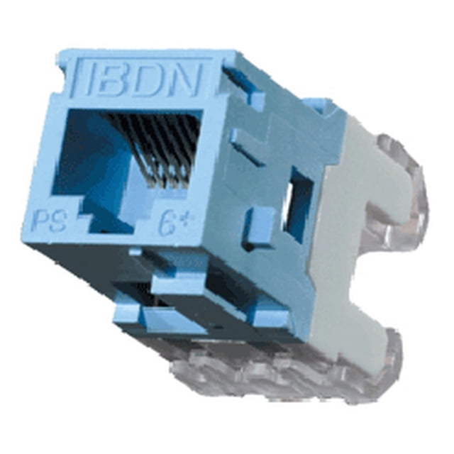 Belden Keystone Jack Modular Belden RJ45 Cat6 (AX101326), Estilo KeyConnect, Color Azul ...